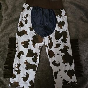 Cow  Print Kids  Print Casual Bottoms Costume  Size 2T / 3T